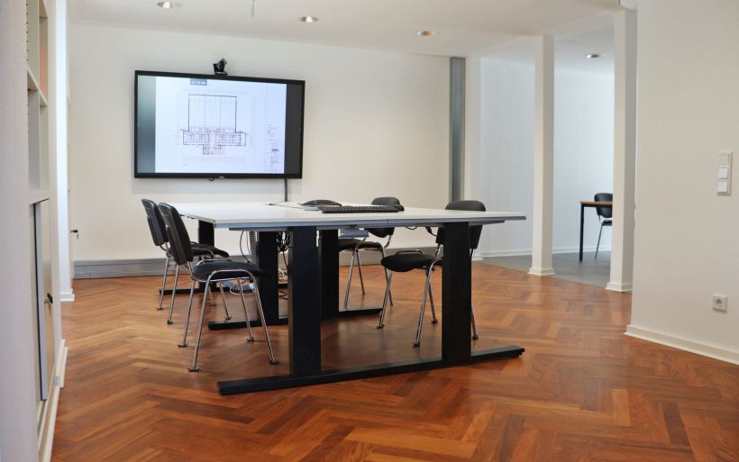 Innenaufnahme Bauzeit Architekten