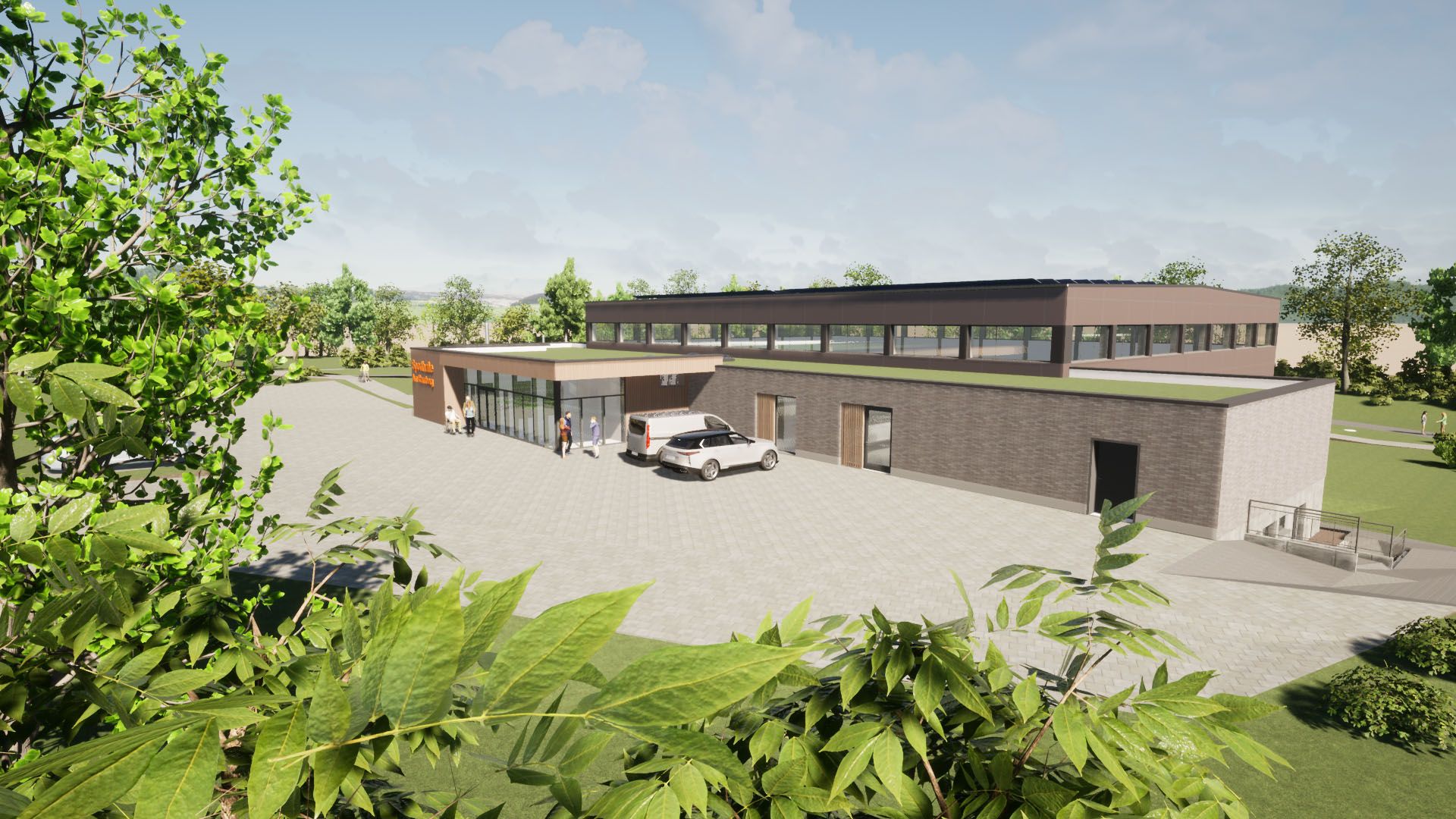 Turnhalle Lüdge | Bauzeit Architekten