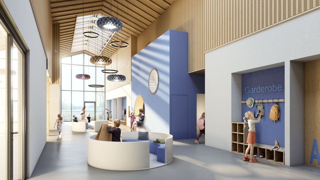 Grundschule Groß Berkel innen - Bauzeit Architekten